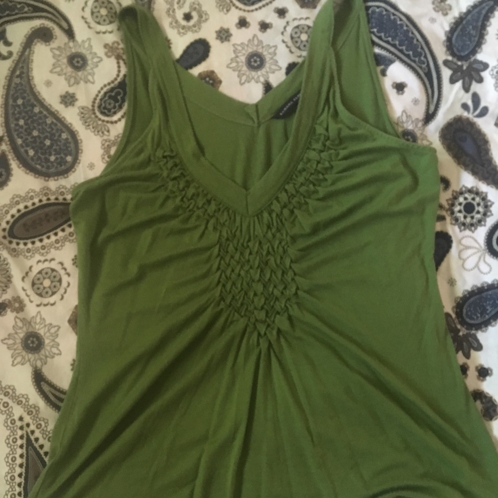 Banana Republic Green Sleeveless Top